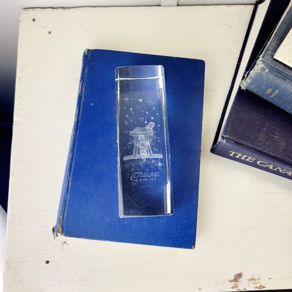 Gemini Crystal Paperweight - Picture 3 of 12